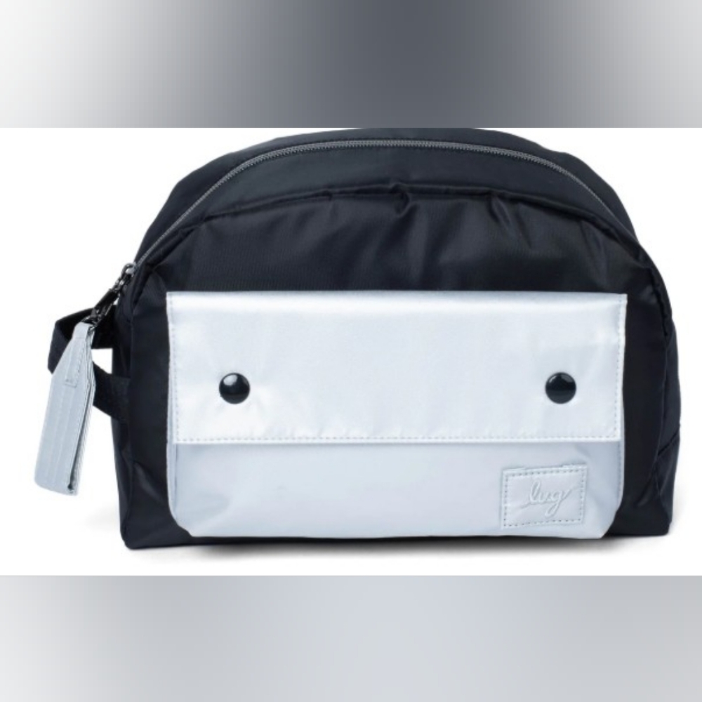 LUG Towboat Toiletry Case - Black/Metallic Silver